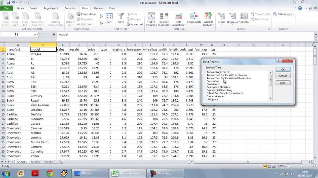 Excel For Mac 2011 Data Analysis
